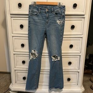 American Eagle Hi-Rise Kick Jeans